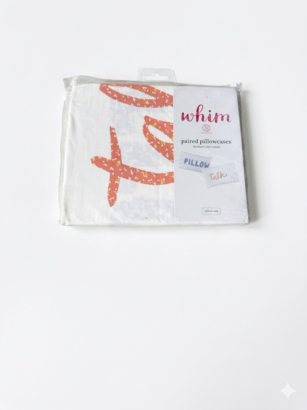 Pillow Talk Pillow Case Set NWT Standard Dorm Ready Gift Fun